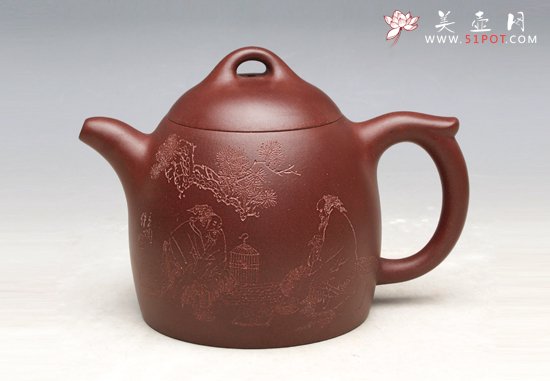 紫砂壶图片：秦权 - 宜兴紫砂壶网