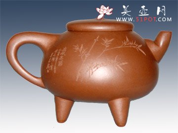 紫砂壶图片：圆鼎 - 宜兴紫砂壶网