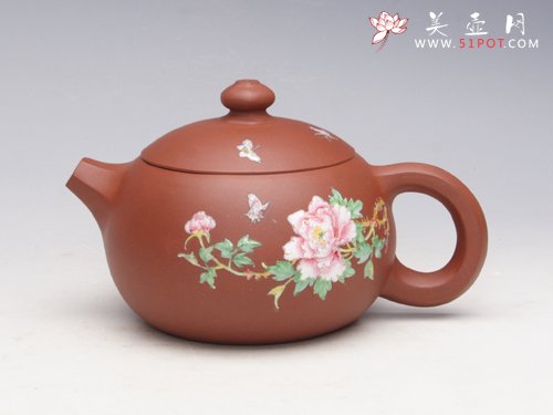 紫砂壶图片：国色天香 - 宜兴紫砂壶网