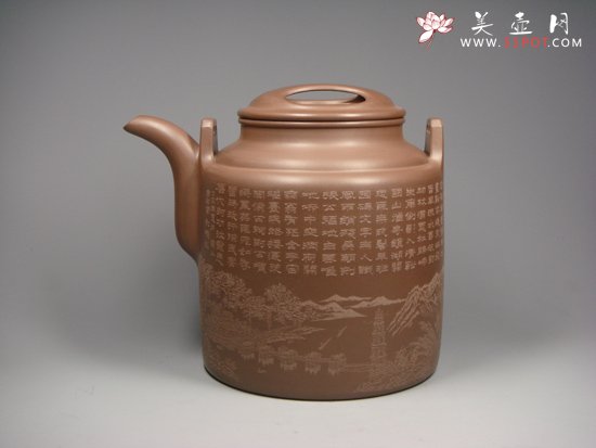 紫砂壶图片：洋桶壶 - 宜兴紫砂壶网