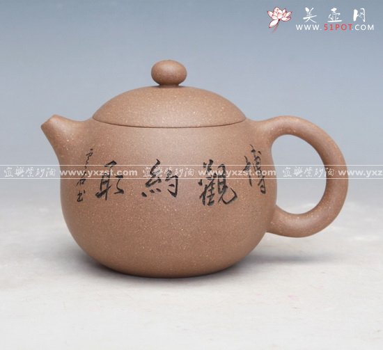 紫砂壶图片：倒把西施 - 宜兴紫砂壶网