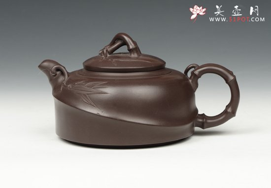 紫砂壶图片：秀竹壶 - 宜兴紫砂壶网