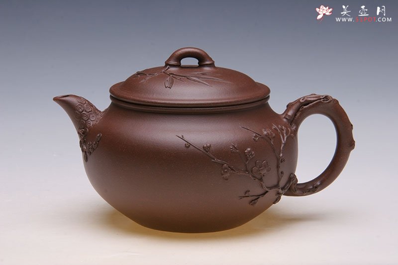 紫砂壶图片：大三友壶 - 宜兴紫砂壶网