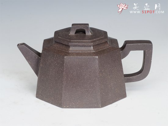 紫砂壶图片：六方 - 宜兴紫砂壶网