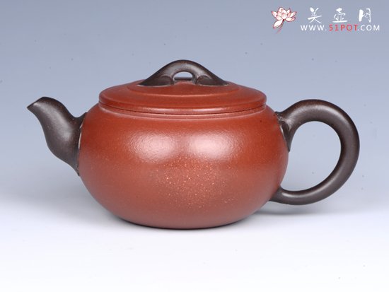 紫砂壶图片：双色如意 - 宜兴紫砂壶网