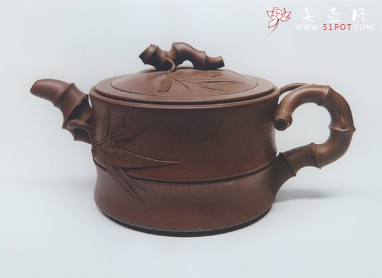 紫砂壶图片：竹段 - 宜兴紫砂壶网