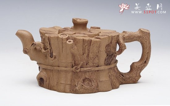 紫砂壶图片：束柴三友 - 宜兴紫砂壶网