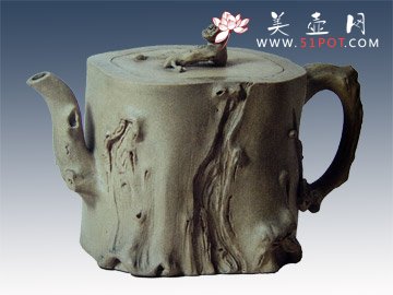 紫砂壶图片：松段 - 宜兴紫砂壶网
