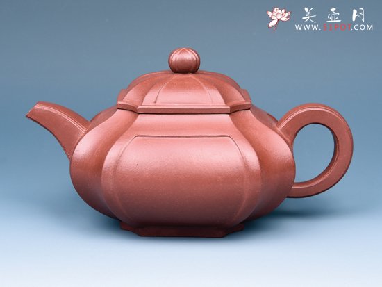 紫砂壶图片：四方侧角 - 宜兴紫砂壶网