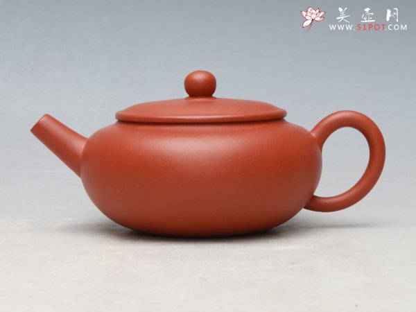 紫砂壶图片：朱泥小品 180CC - 宜兴紫砂壶网