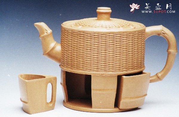 紫砂壶图片：紫砂竹编 - 宜兴紫砂壶网