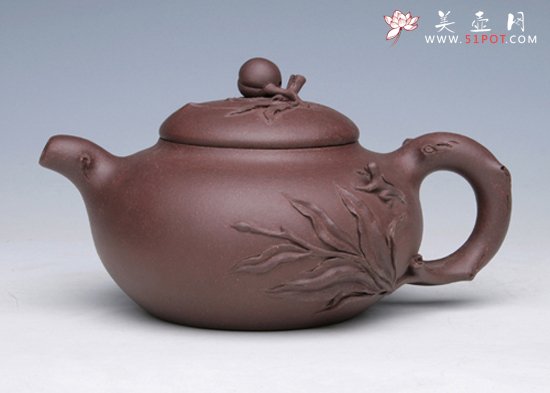 紫砂壶图片：蟠桃 - 宜兴紫砂壶网
