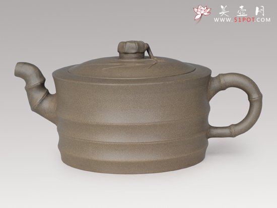 紫砂壶图片：独坐幽篁 - 宜兴紫砂壶网