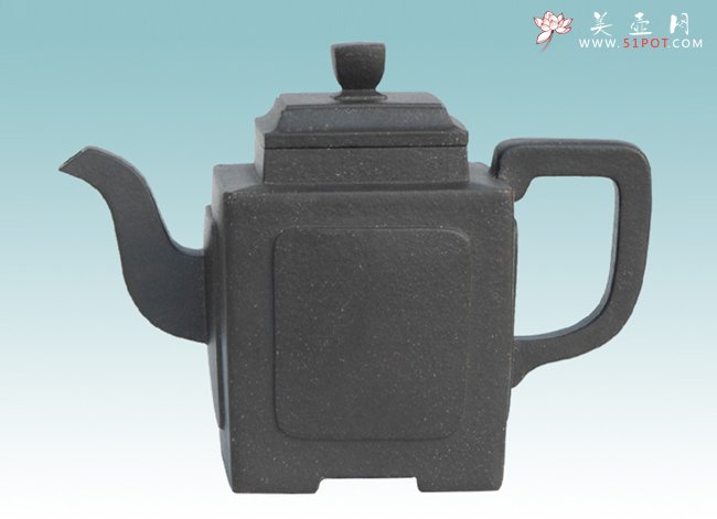 紫砂壶图片：四方凸魁 - 宜兴紫砂壶网