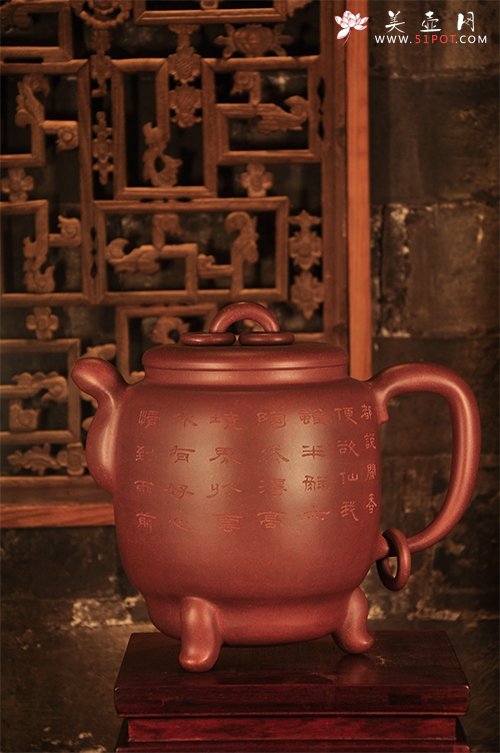 紫砂壶图片：玉琮壶 - 宜兴紫砂壶网