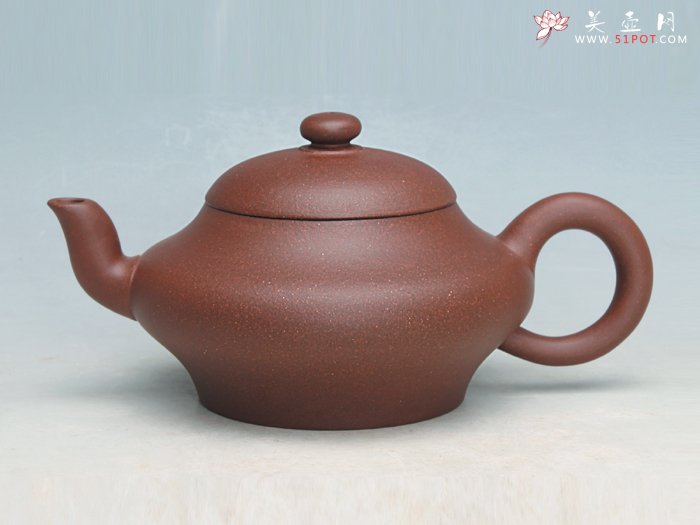紫砂壶图片：孟臣小扁鼓 - 宜兴紫砂壶网