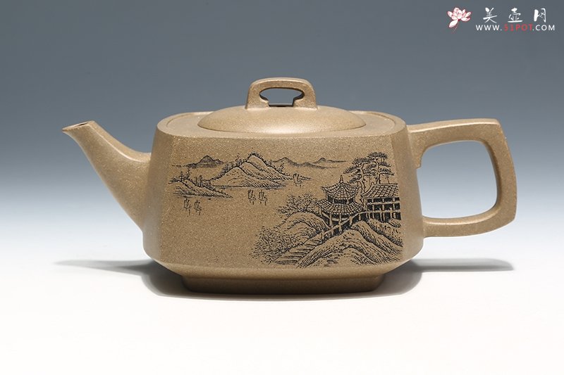 紫砂壶图片：湖光帆影 - 宜兴紫砂壶网