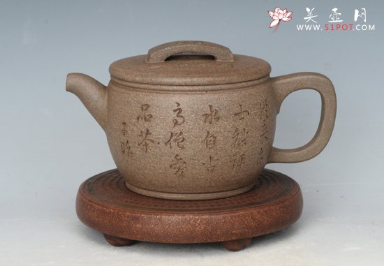 紫砂壶图片：瓦当 - 宜兴紫砂壶网