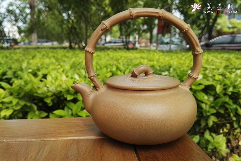 紫砂壶图片：竹提 - 宜兴紫砂壶网