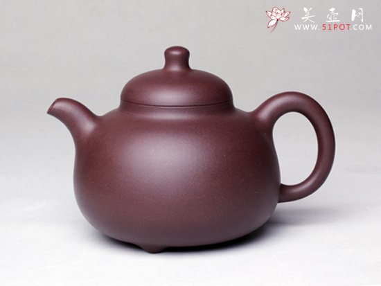 紫砂壶图片：三足乳鼎 - 宜兴紫砂壶网