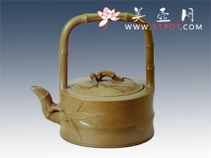 紫砂壶图片：竹提 - 宜兴紫砂壶网