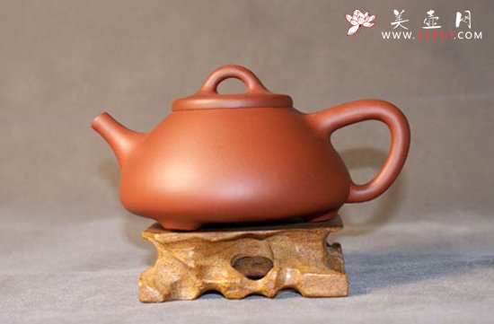 紫砂壶图片：子冶石瓢壶 - 宜兴紫砂壶网