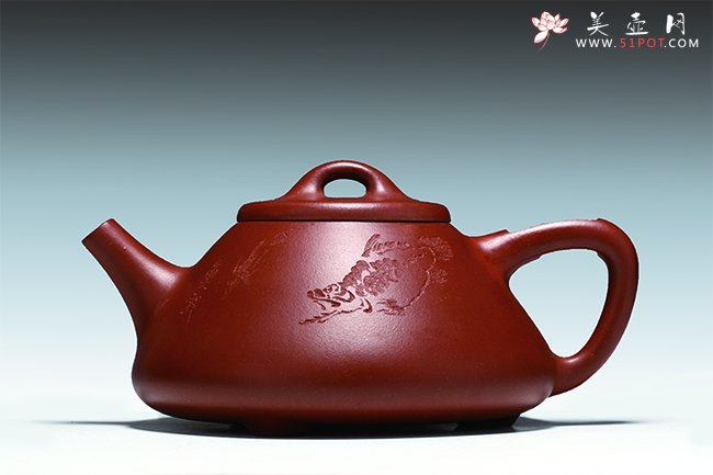 紫砂壶图片：子冶石瓢 - 宜兴紫砂壶网