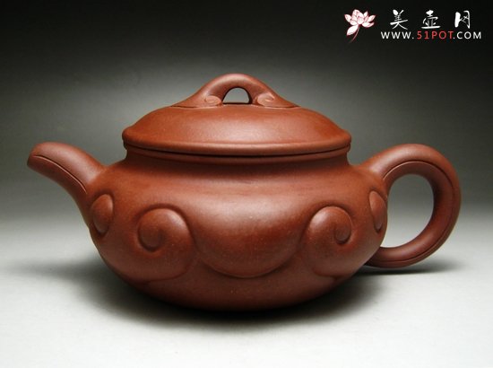 紫砂壶图片：如意仿古 - 宜兴紫砂壶网