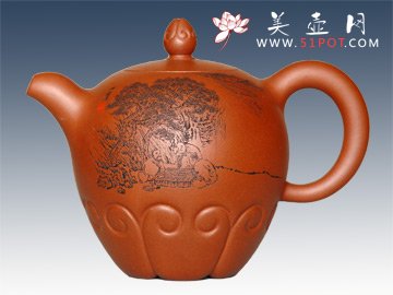 紫砂壶图片：高风如意 - 宜兴紫砂壶网