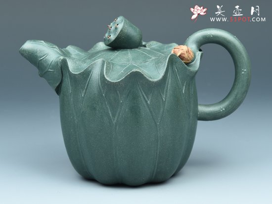 紫砂壶图片：荷叶莲蓬 - 宜兴紫砂壶网