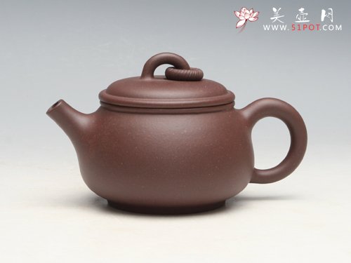 紫砂壶图片：玉环 泥料：拼紫 - 宜兴紫砂壶网