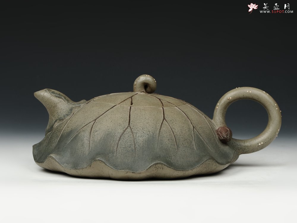 紫砂壶图片：大荷叶 - 宜兴紫砂壶网