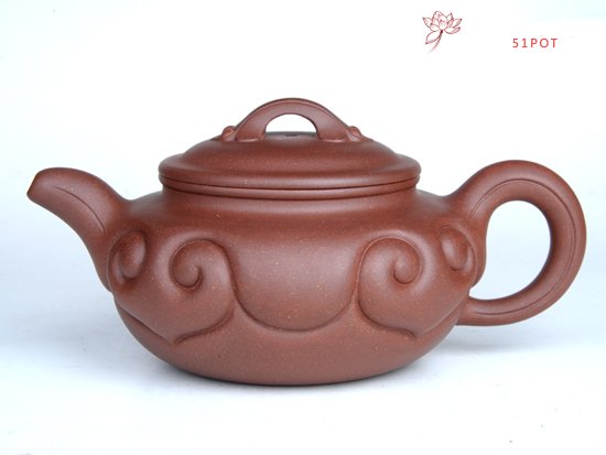 紫砂壶图片：仿古如意 - 宜兴紫砂壶网