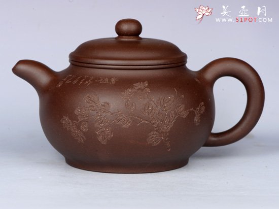 紫砂壶图片：圆形 - 宜兴紫砂壶网