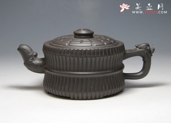 紫砂壶图片：龙头一捆竹 - 宜兴紫砂壶网