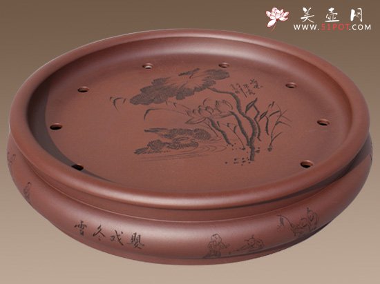 紫砂壶图片：《合璧》茶海 张宝... - 宜兴紫砂壶网