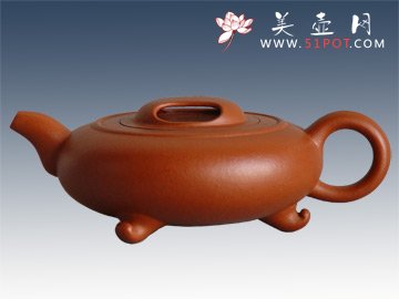 紫砂壶图片：朱砂石圆 - 宜兴紫砂壶网