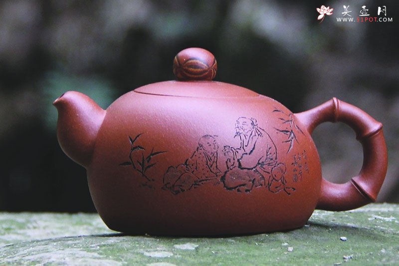 紫砂壶图片：石竹 - 宜兴紫砂壶网
