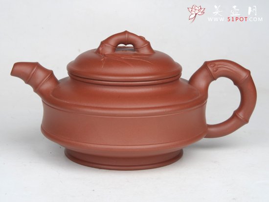 紫砂壶图片：双线竹鼓（小）  ... - 宜兴紫砂壶网