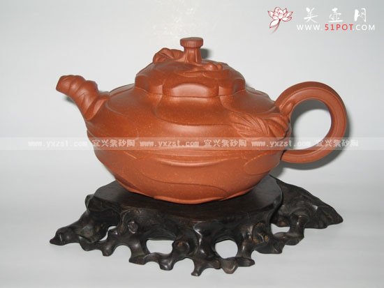 紫砂壶图片：风卷葵 - 宜兴紫砂壶网