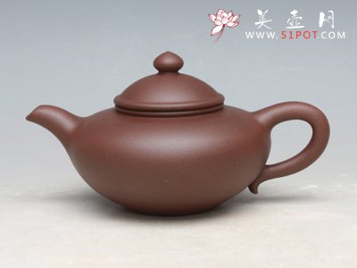 紫砂壶图片：扁笠 - 宜兴紫砂壶网