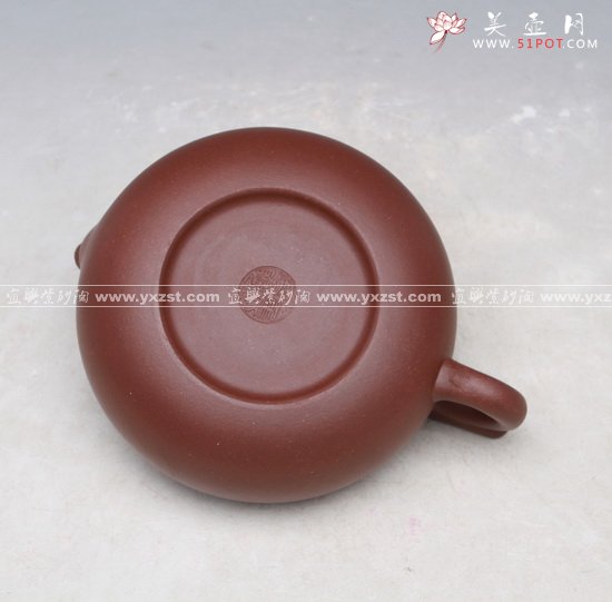 紫砂壶图片：玉扁底 - 宜兴紫砂壶网
