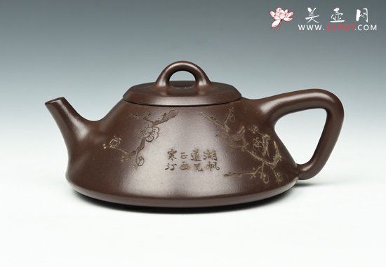 紫砂壶图片：子冶石瓢 - 宜兴紫砂壶网