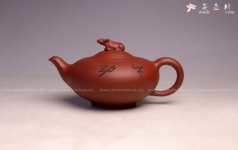紫砂壶图片：大金牛壶 - 宜兴紫砂壶网