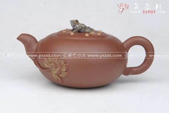 紫砂壶图片：莲花壶 - 宜兴紫砂壶网