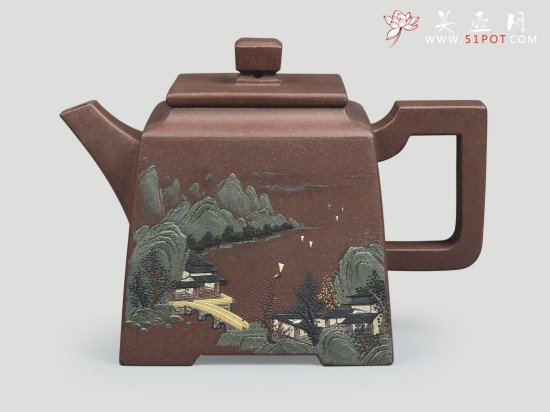 紫砂壶图片：吉方壶 - 宜兴紫砂壶网