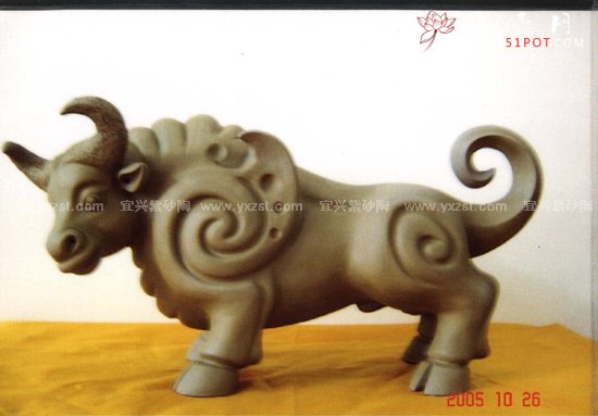 紫砂壶图片：金牛 - 宜兴紫砂壶网