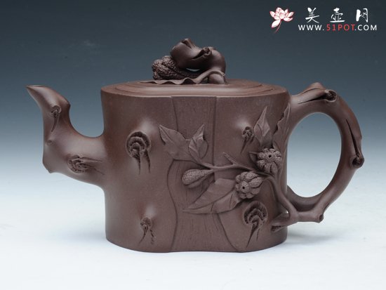 紫砂壶图片：佛手桩 - 宜兴紫砂壶网