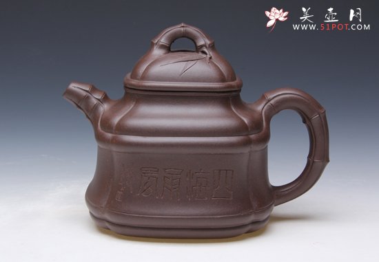 紫砂壶图片：竹鼎 - 宜兴紫砂壶网