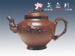 紫砂壶图片：桃报春 - 宜兴紫砂壶网